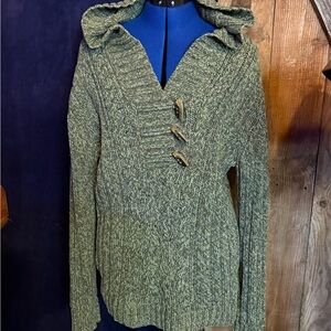 Old Navy Olive Cowl Neck Sweater